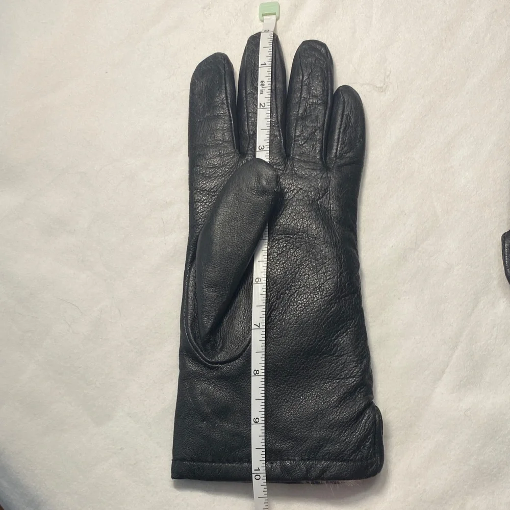 GrandDoe Elegant Black Leather Gloves